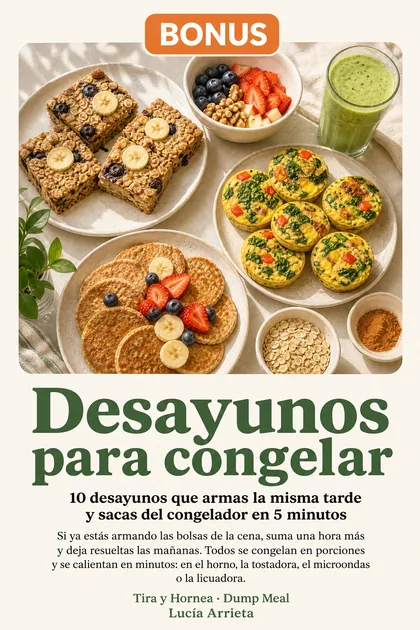 Tapa de la guía de regalo Desayunos para congelar