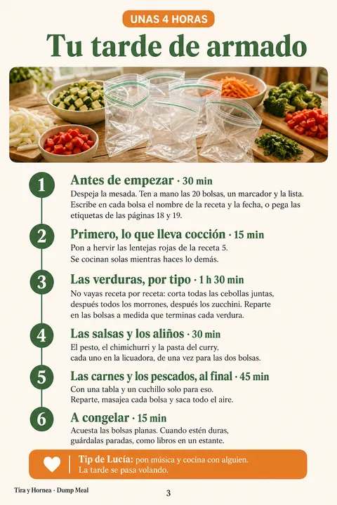La tarde de armado