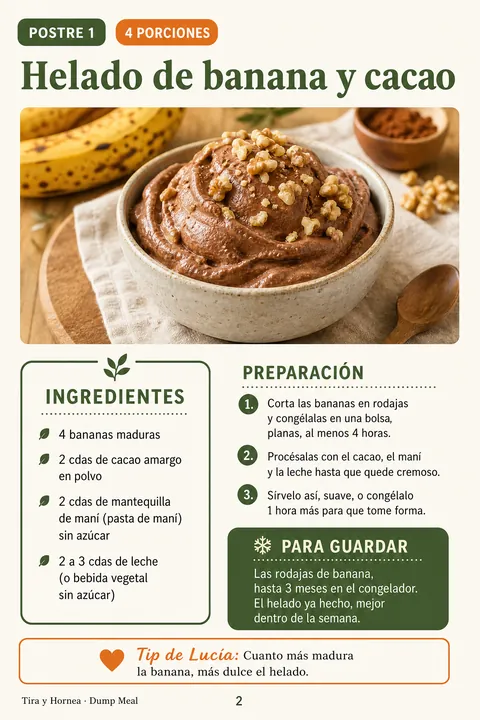 Bonus: postres